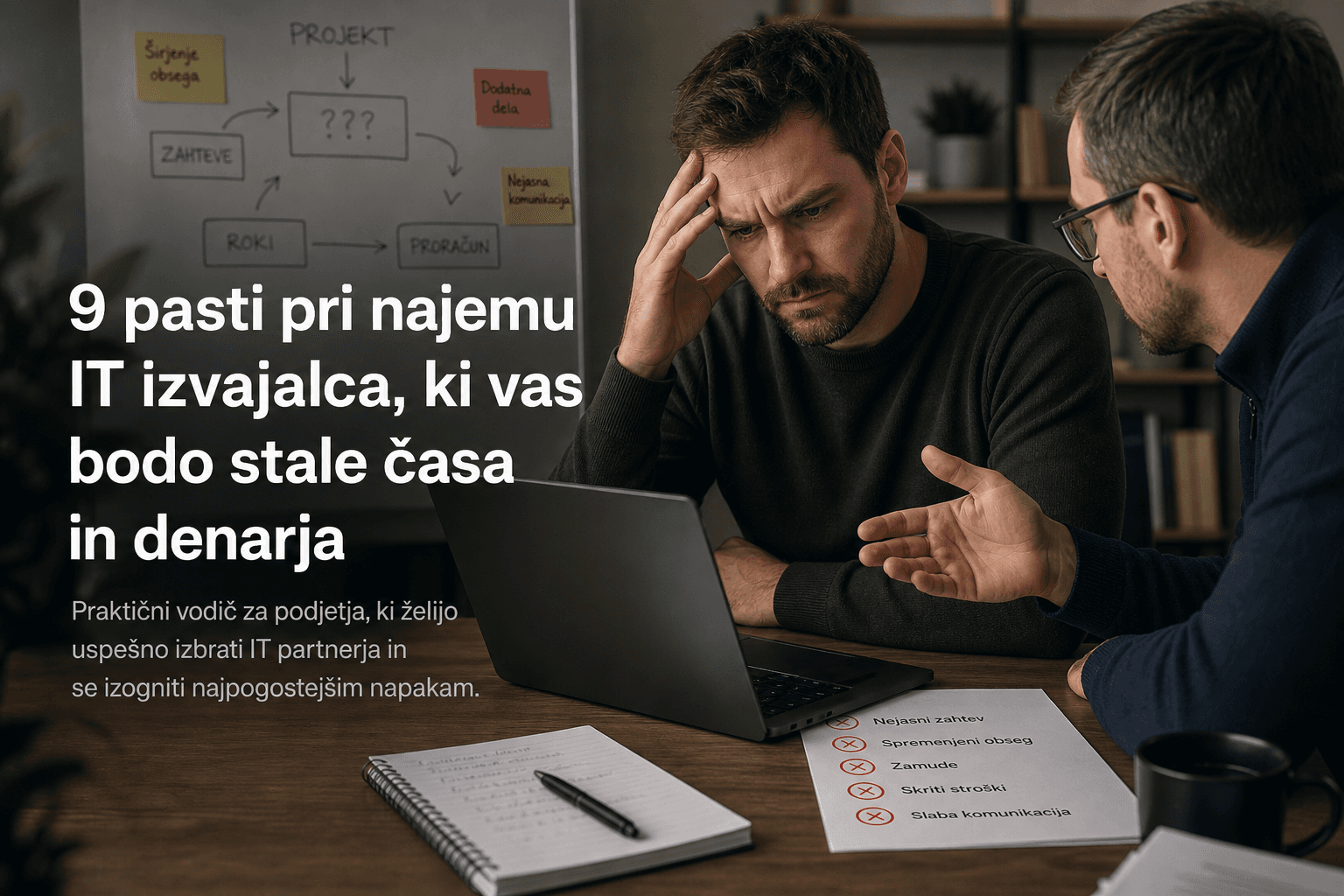 9 pasti pri najemu IT izvajalca, ki vas bodo stale časa in denarja