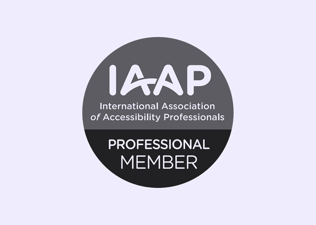 IAAP Accessibility Professional Member