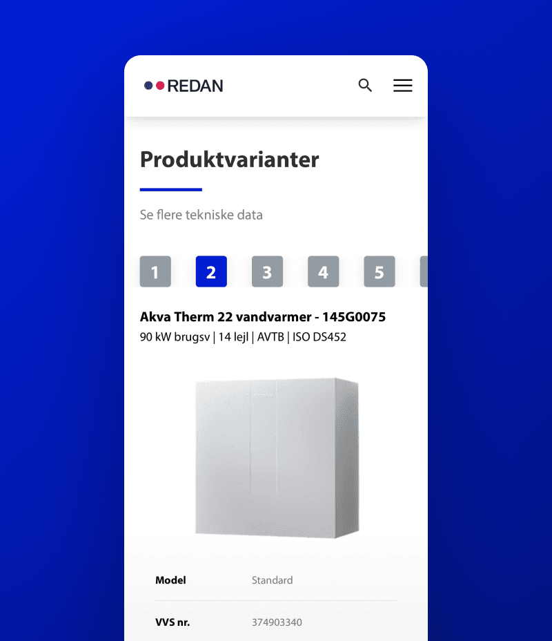Redan B2B Website